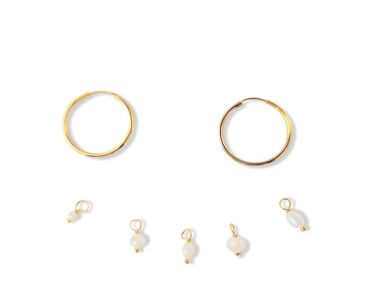 5PCS Freshwater Pearl Earrings