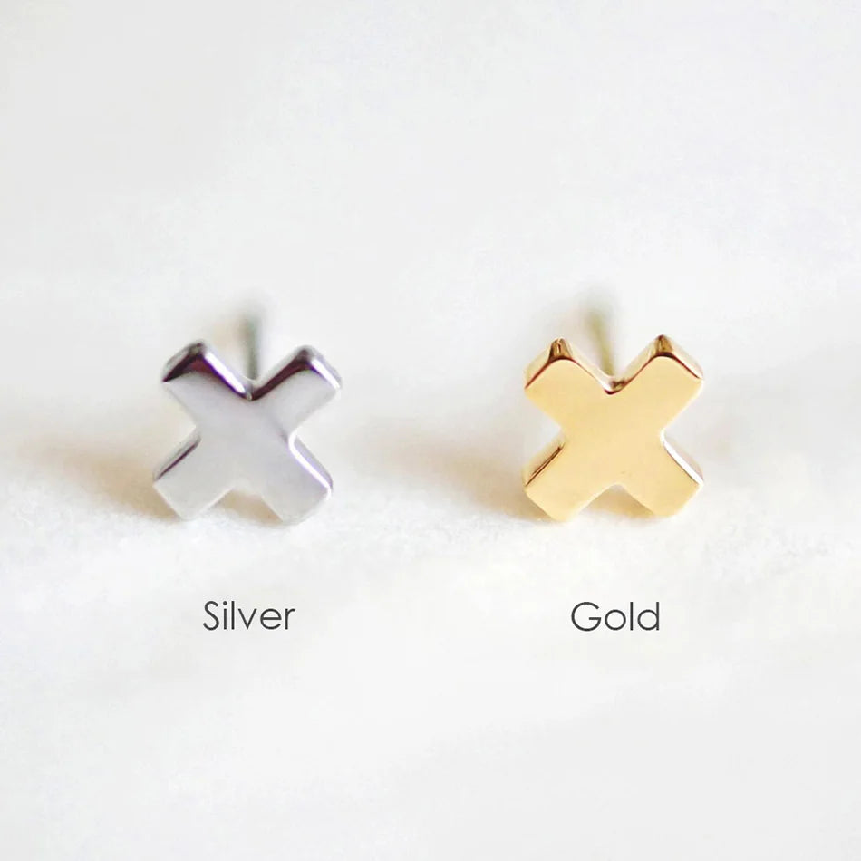 Small Heart Stud Earrings