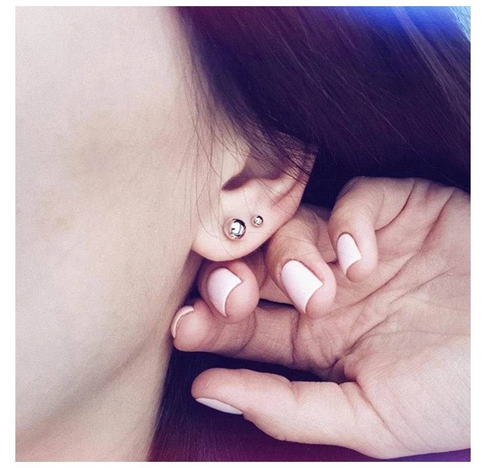 Pierced Allergic Stud Earrings