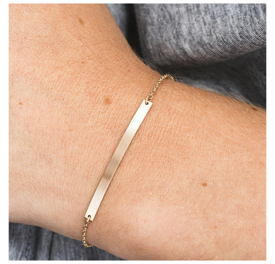 Not Darken Bracelets for Women Adjustable Chain