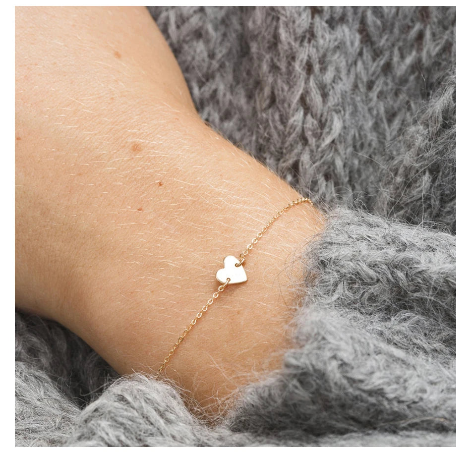 Simple Name Initial Bracelets