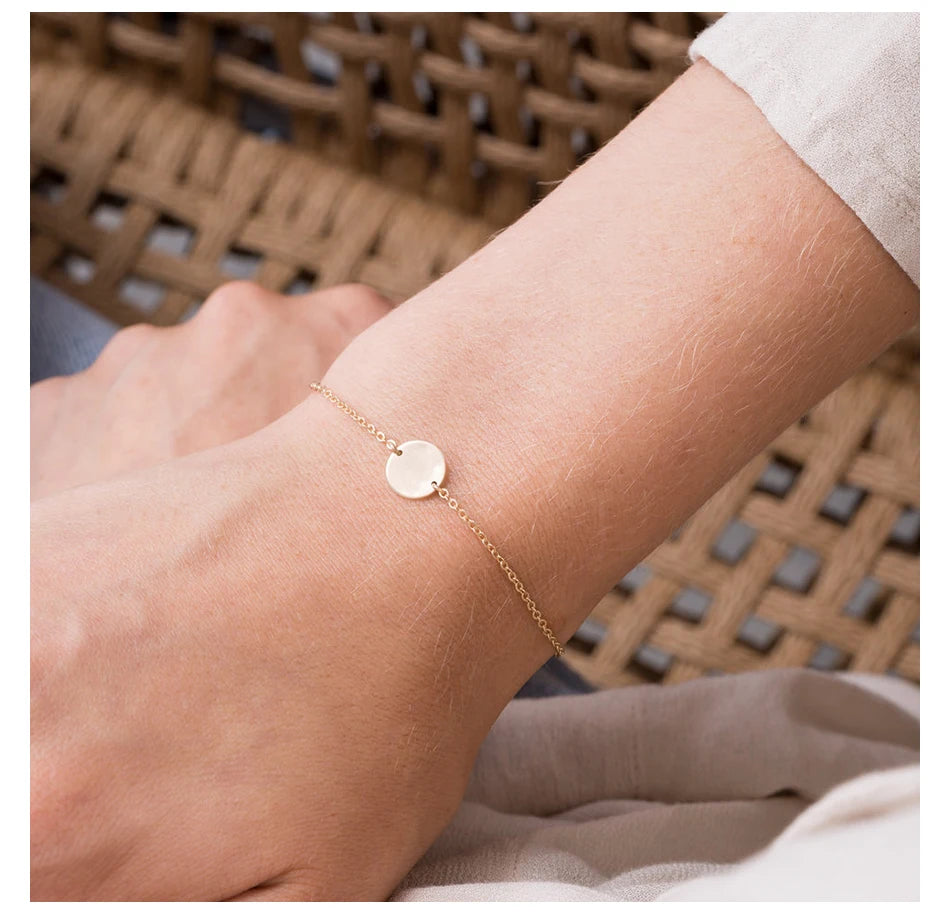 Not Darken Bracelets for Women Adjustable Chain