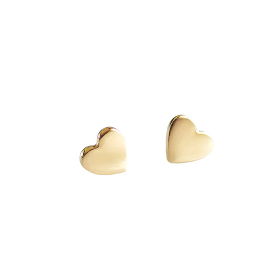Small Heart Stud Earrings
