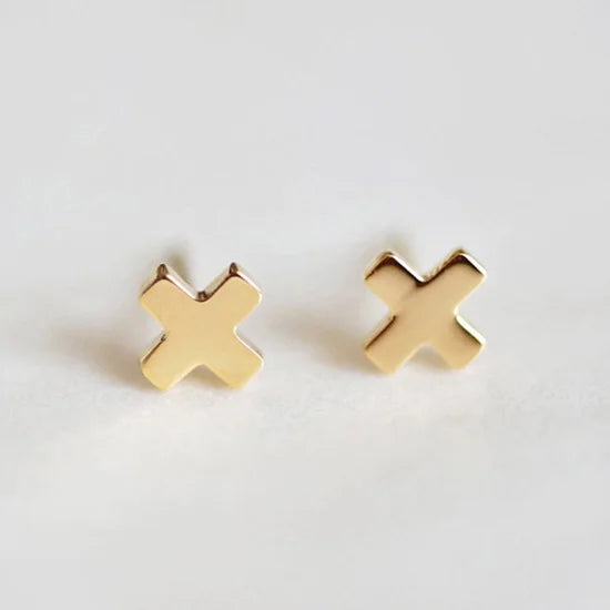 Small Heart Stud Earrings
