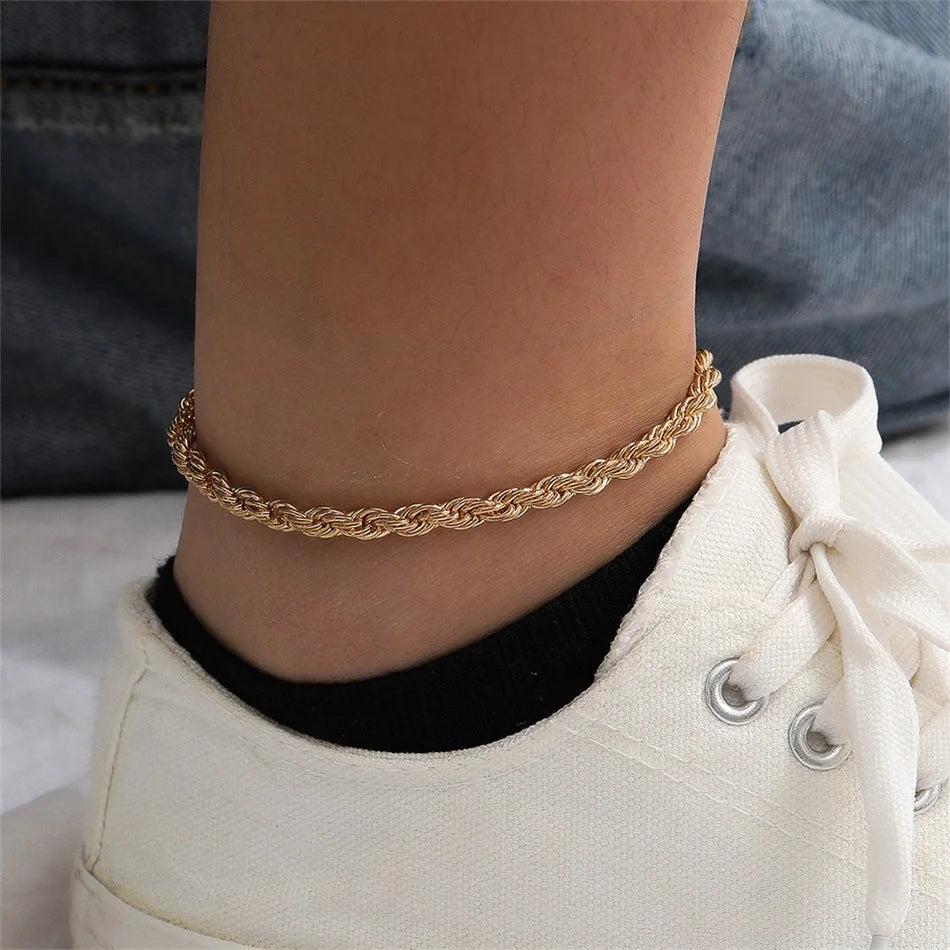 Rope Link Anklets