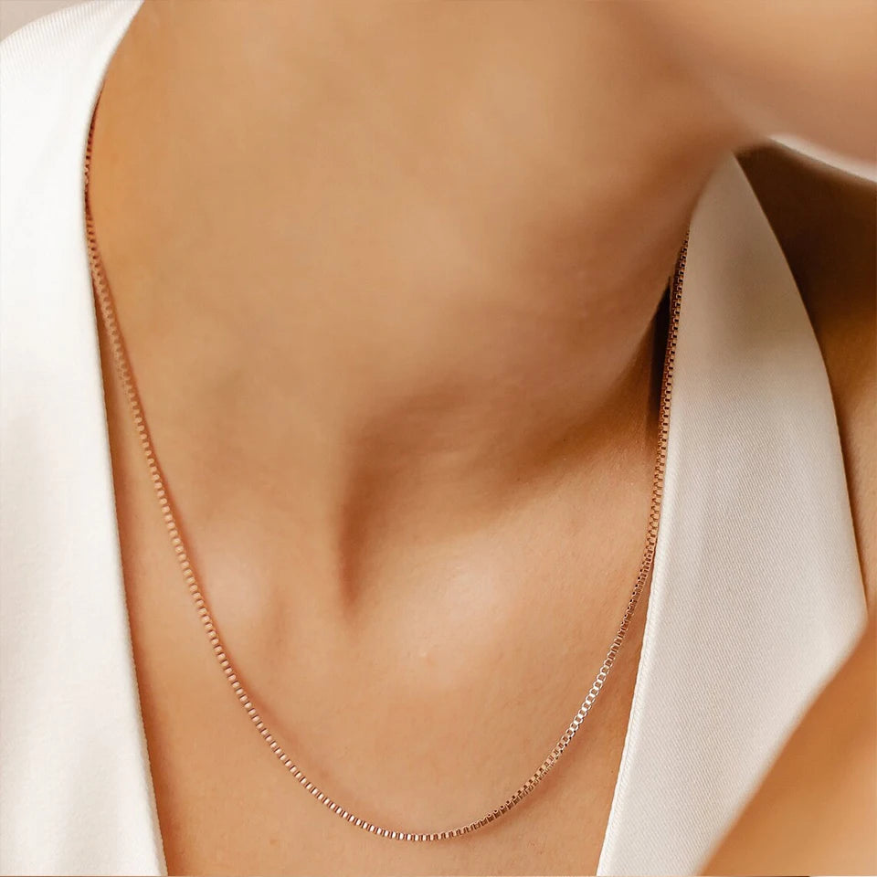 Men's Box Chain Necklace