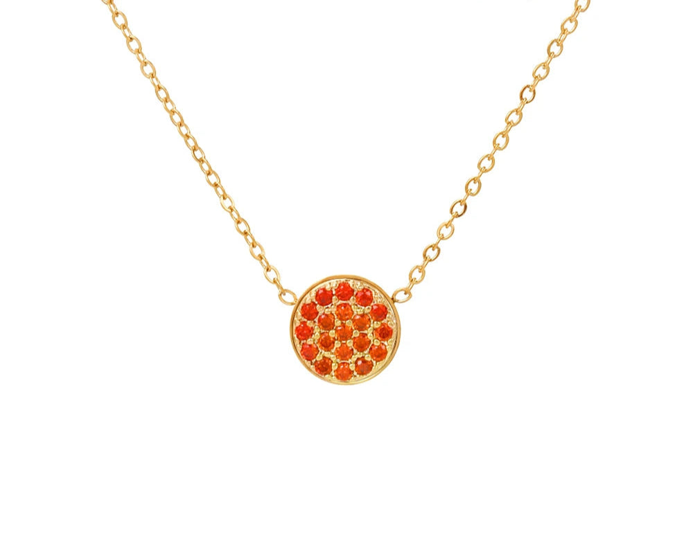 Birthstone Zirconia Necklace
