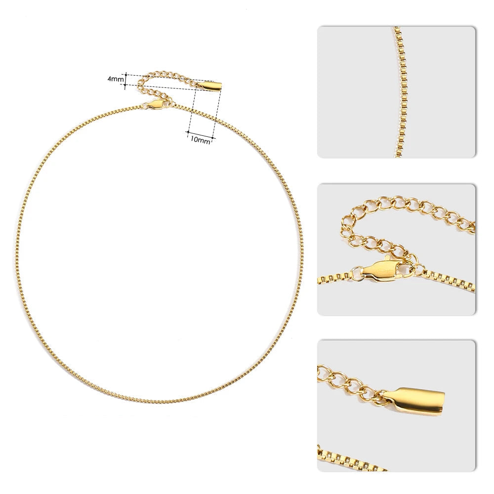 Men's Box Chain Necklace