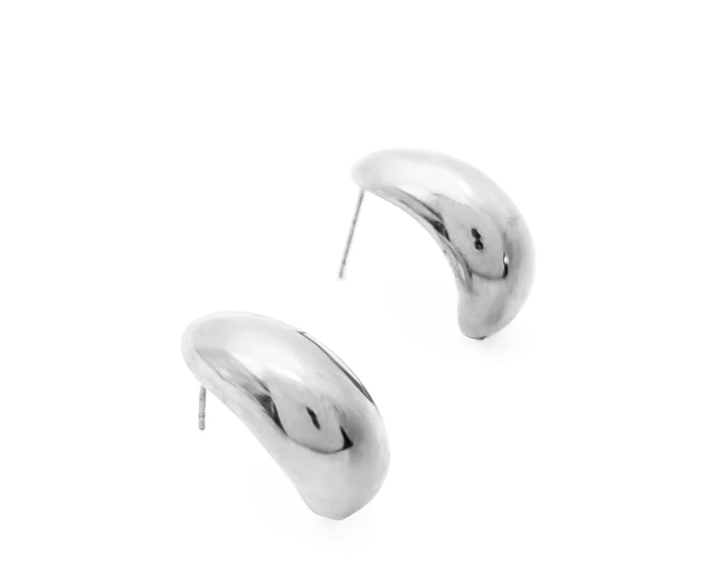 Simple Women Chunky Hoops Earrings