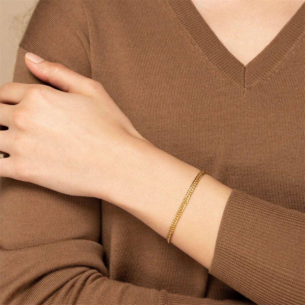Classic Cuban Chain Bracelet