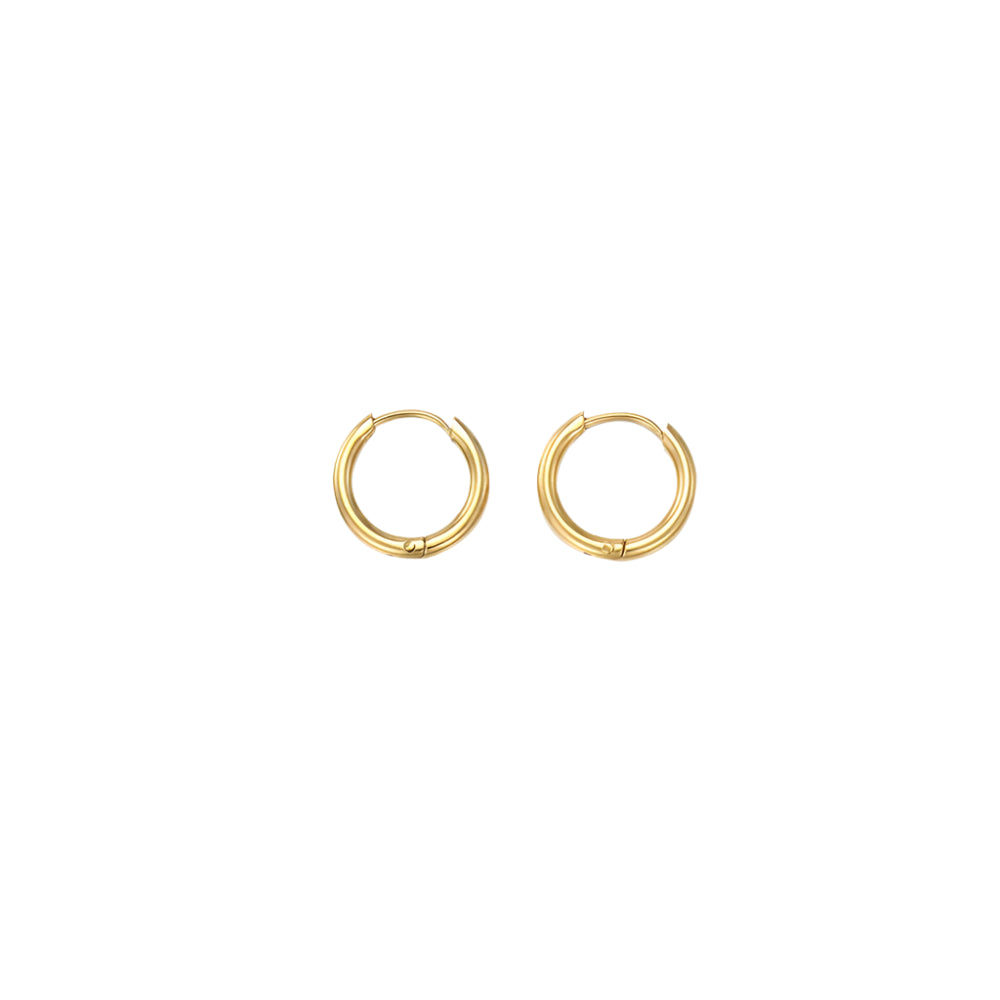 Fashion Gold Size Circle Earrings