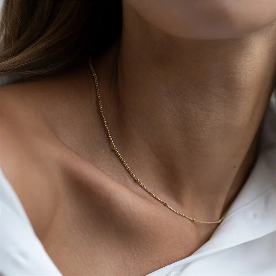 Chain Choker Necklace Women Chain Necklace