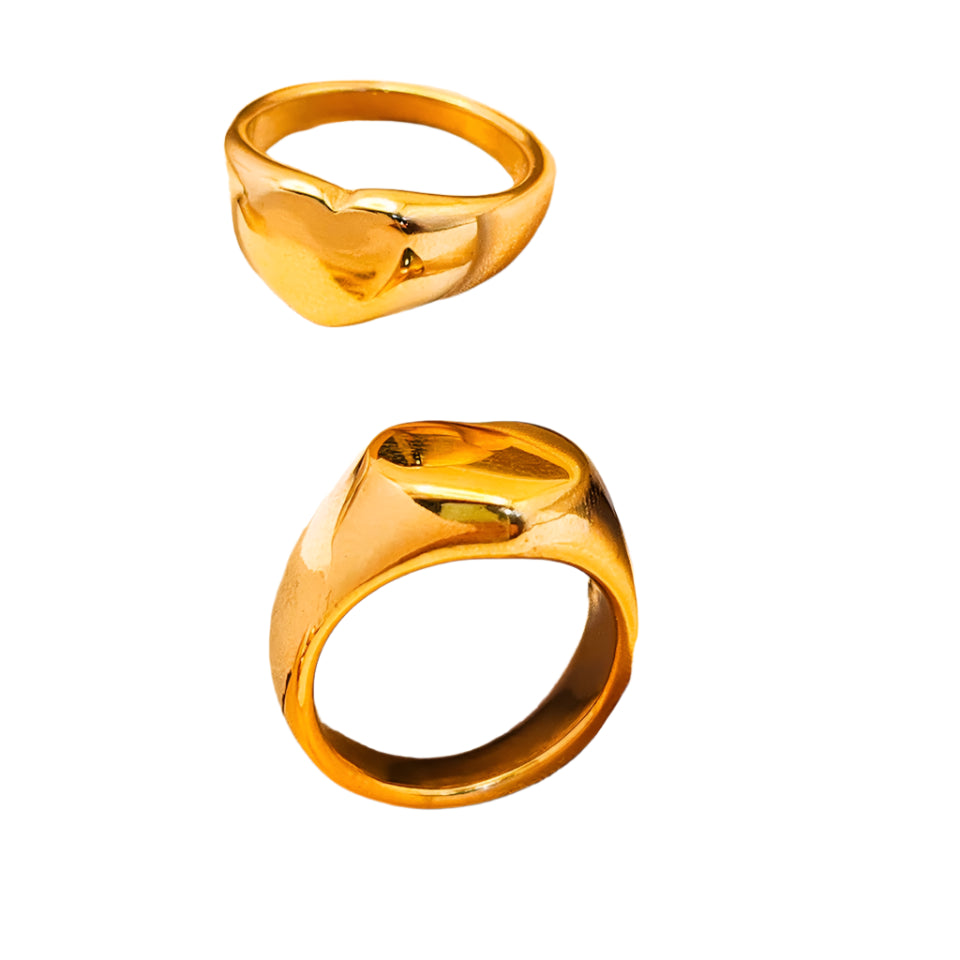 Couple Heart Ring