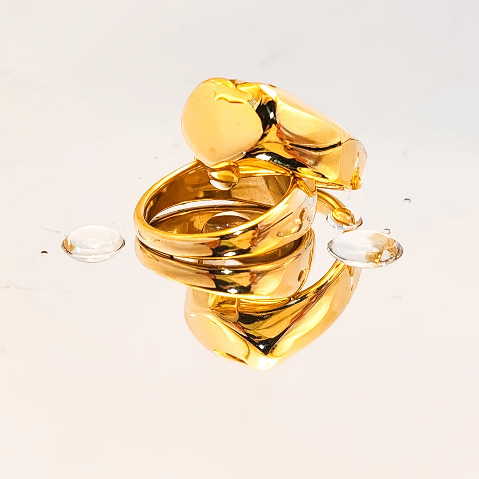 Couple Heart Ring
