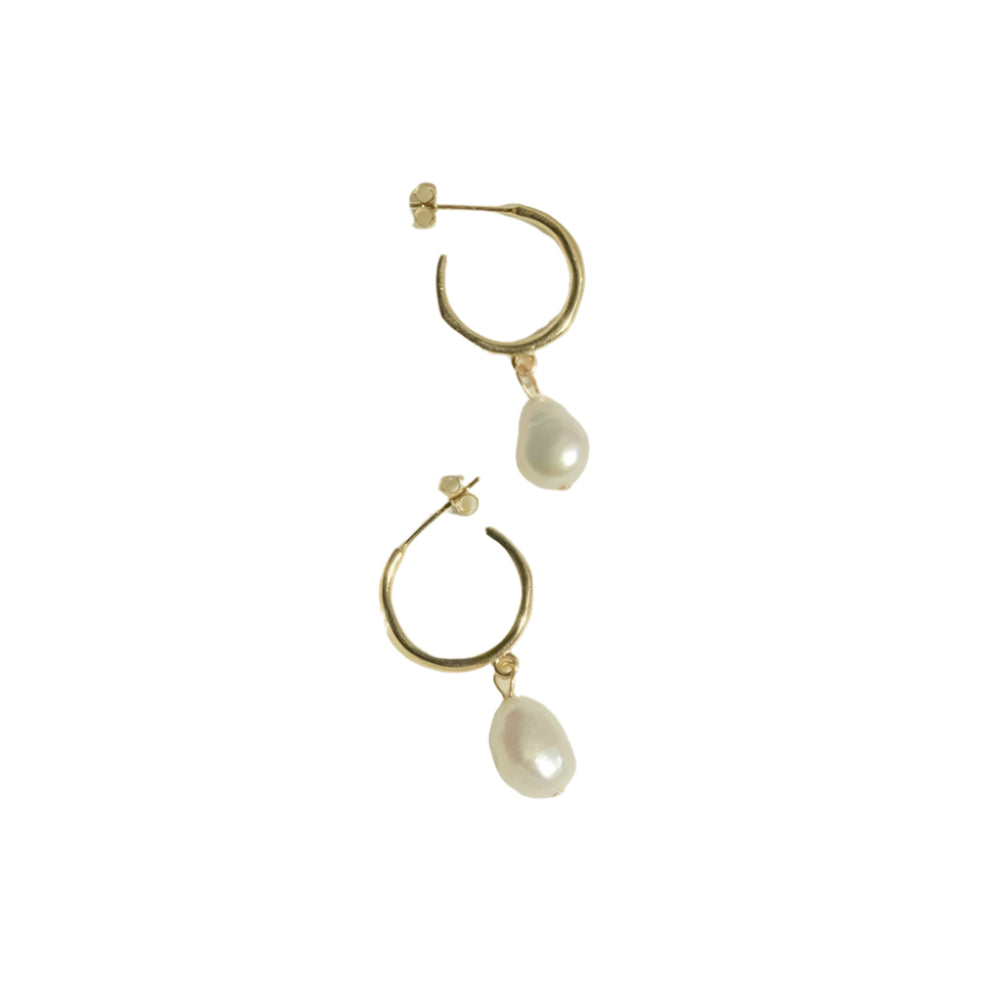 Fashion Natural Freshwater Pearl Pendant Earrings