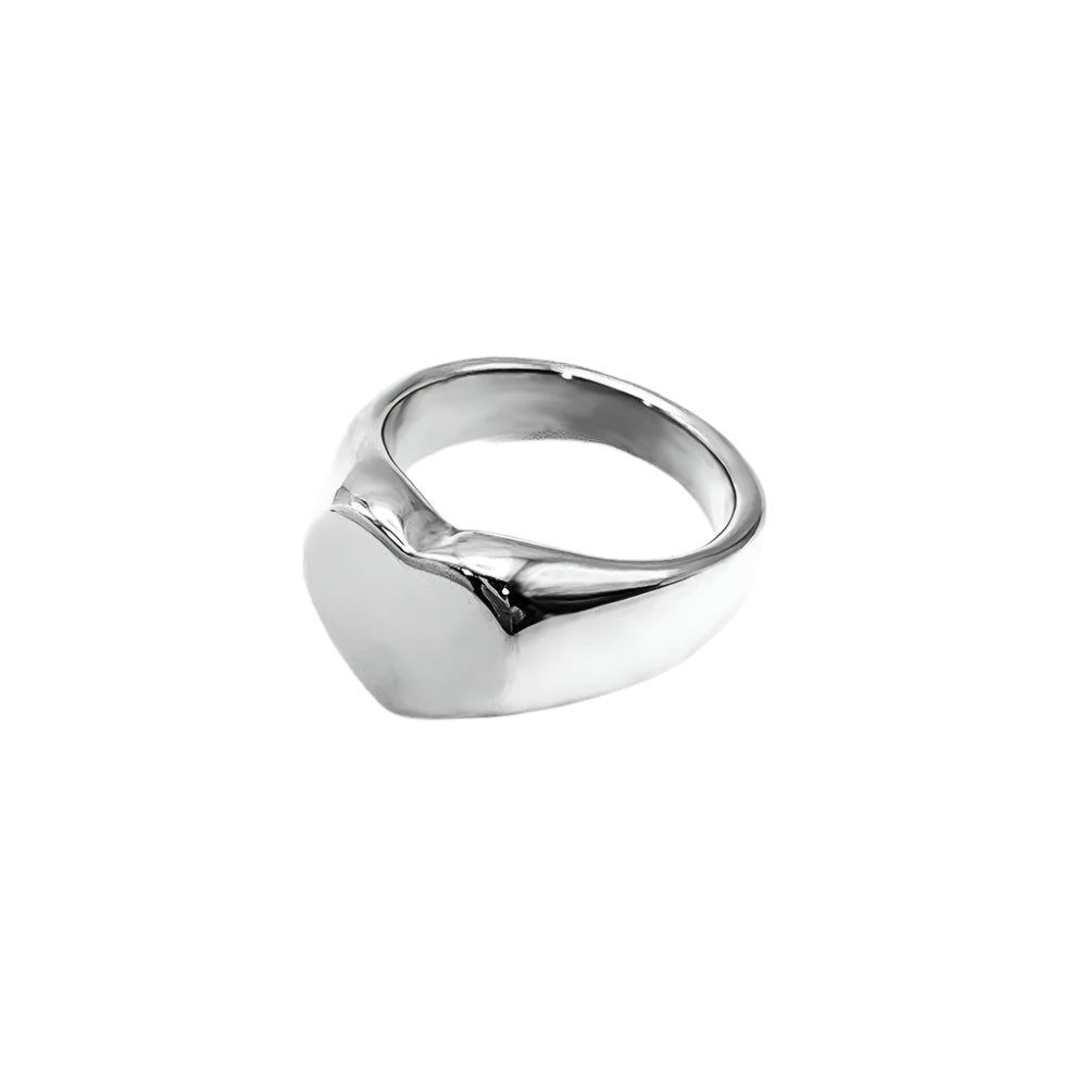 Punk Style Minimalist Round Ring