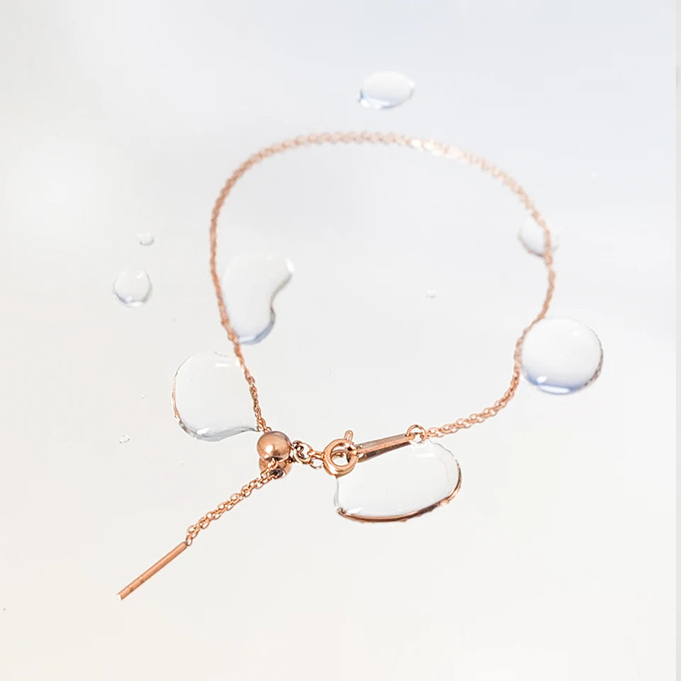 adjustable gold color chain bracelets for women