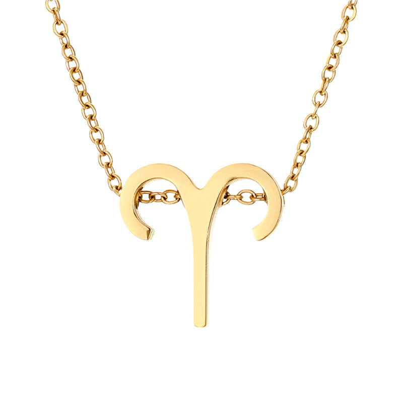 New Women 12 Horoscope Zodiac Sign Pendant Necklace