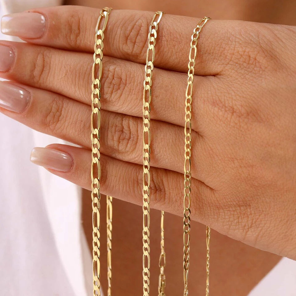 Figaro Link Chains Necklace