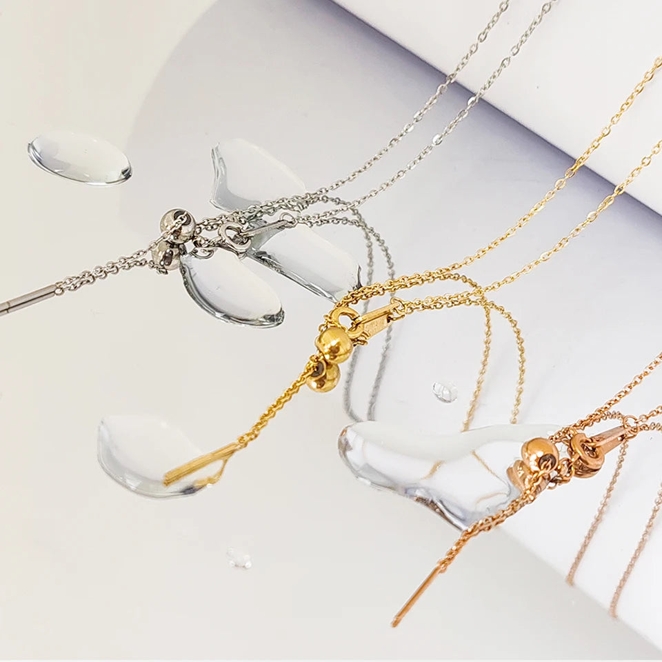 Long layered Pendant Necklace