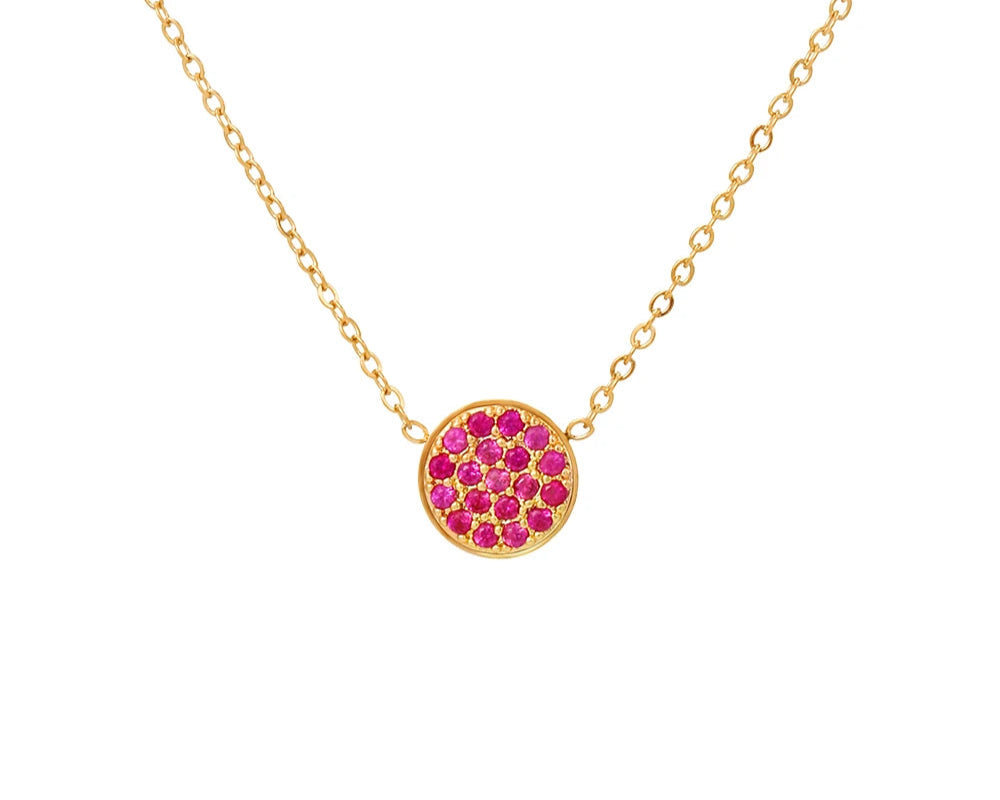 Birthstone Zirconia Necklace