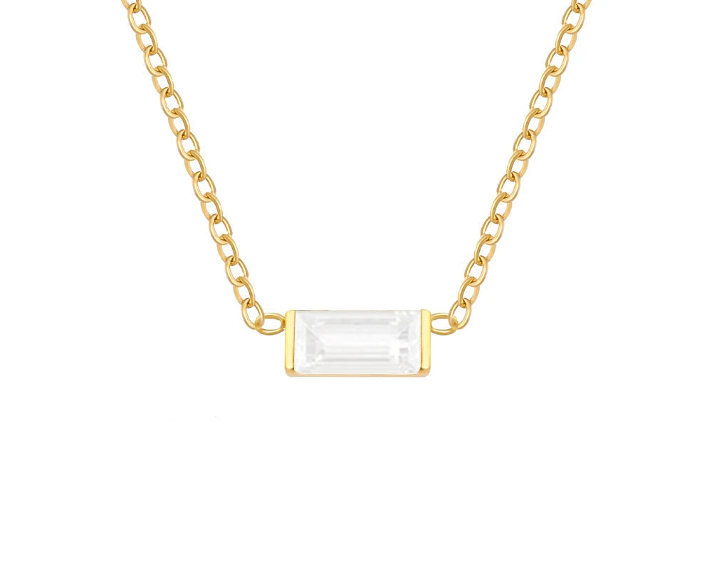 Colorful Cubic Zirconia Pendant