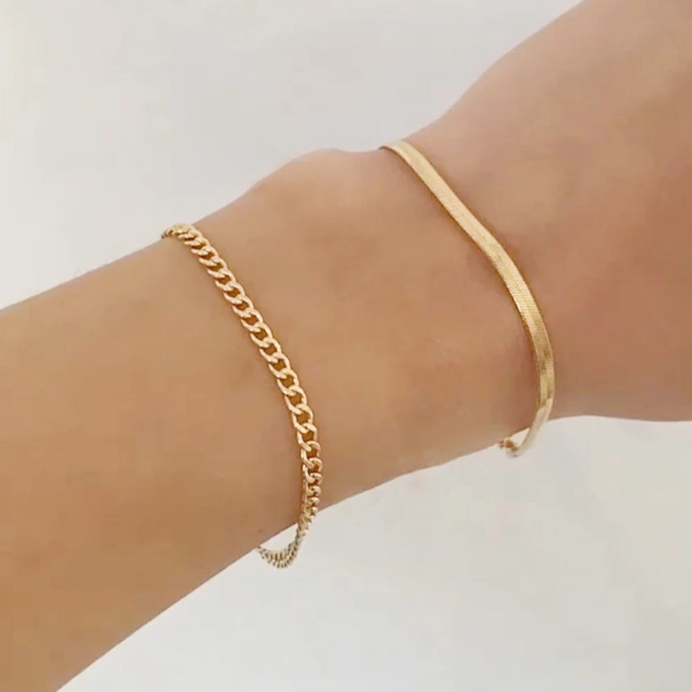 Multi-Layer Cuban Chain Bracelet Factory Outlet