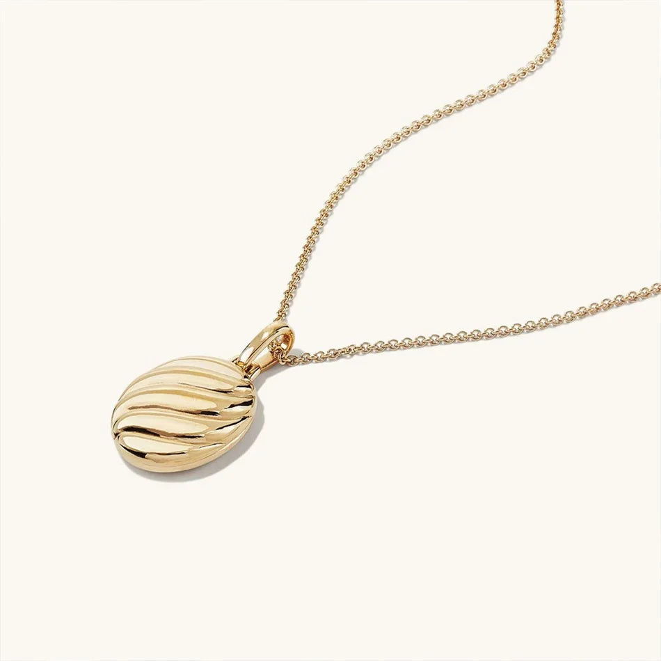 Classic Croissant Pendant Necklace