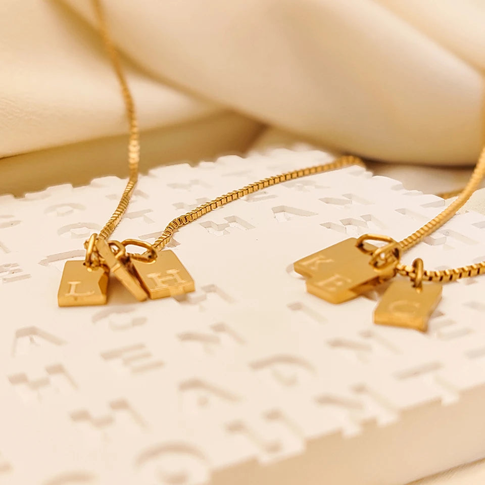 Initial Letter Name Necklace