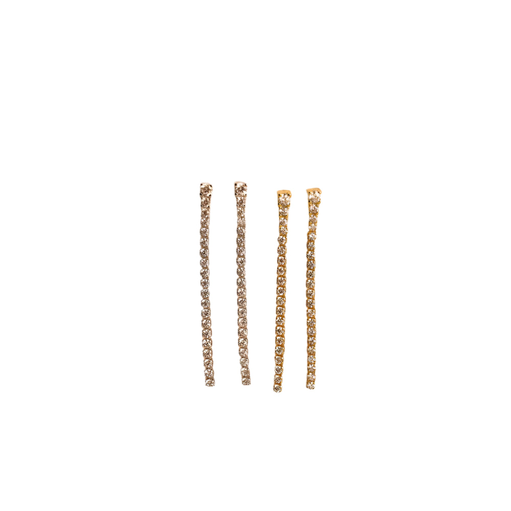 Shiny Zirconia Earrings