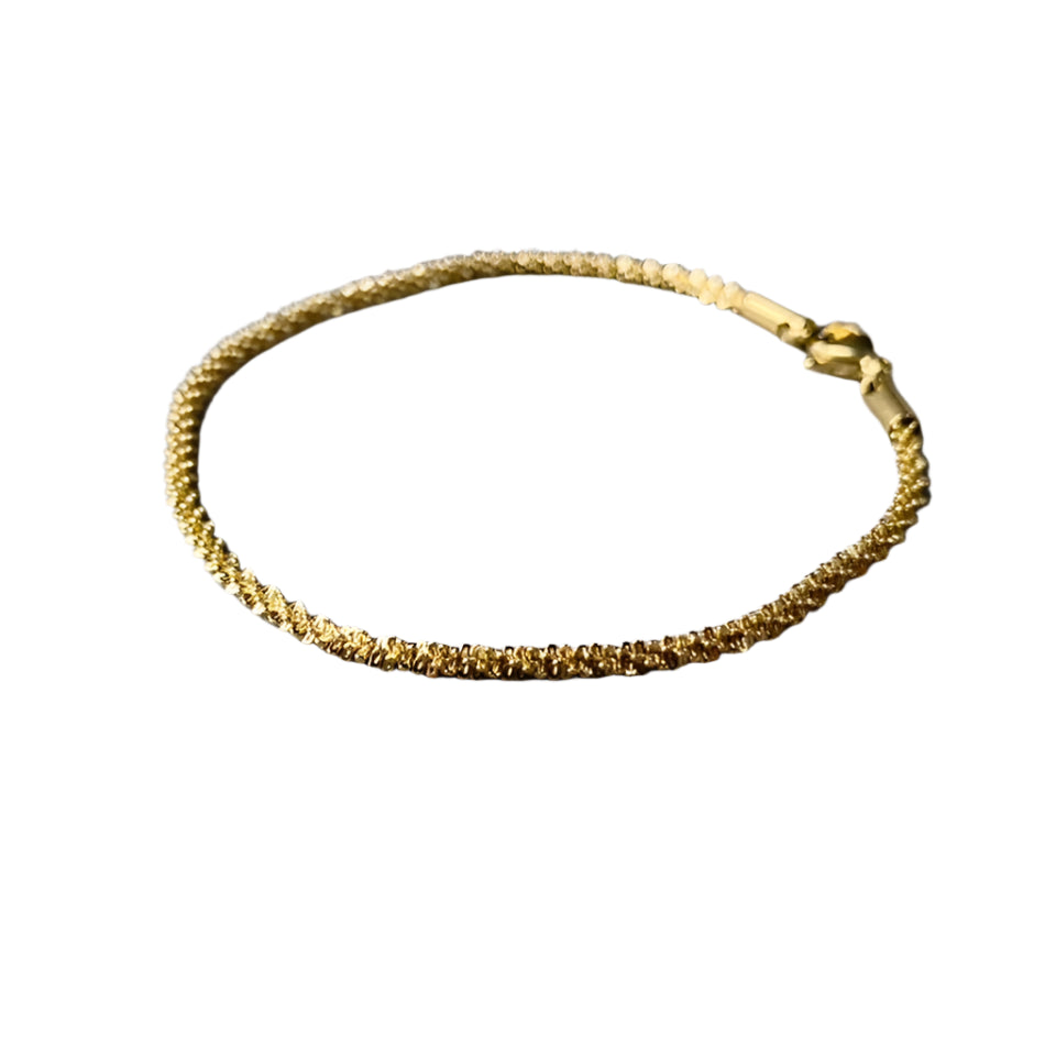 Sparkling Gypsophila Adjustable Bracelet