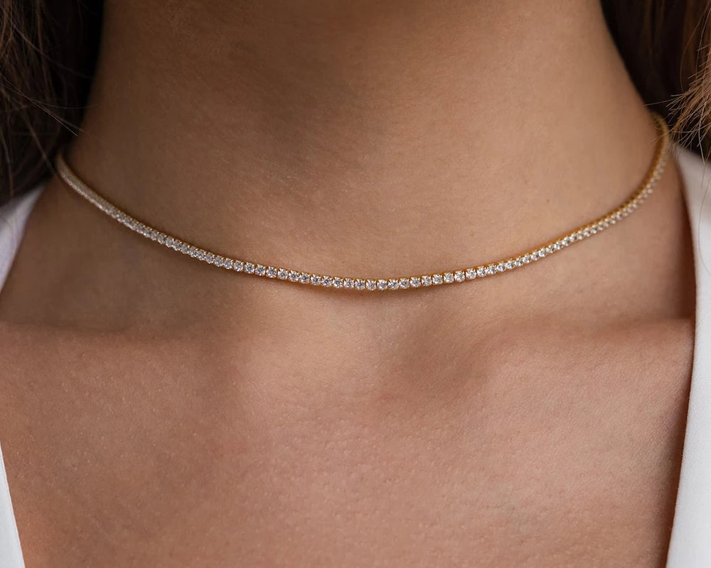 Fashion Crystal High Quality Necklace Ladies