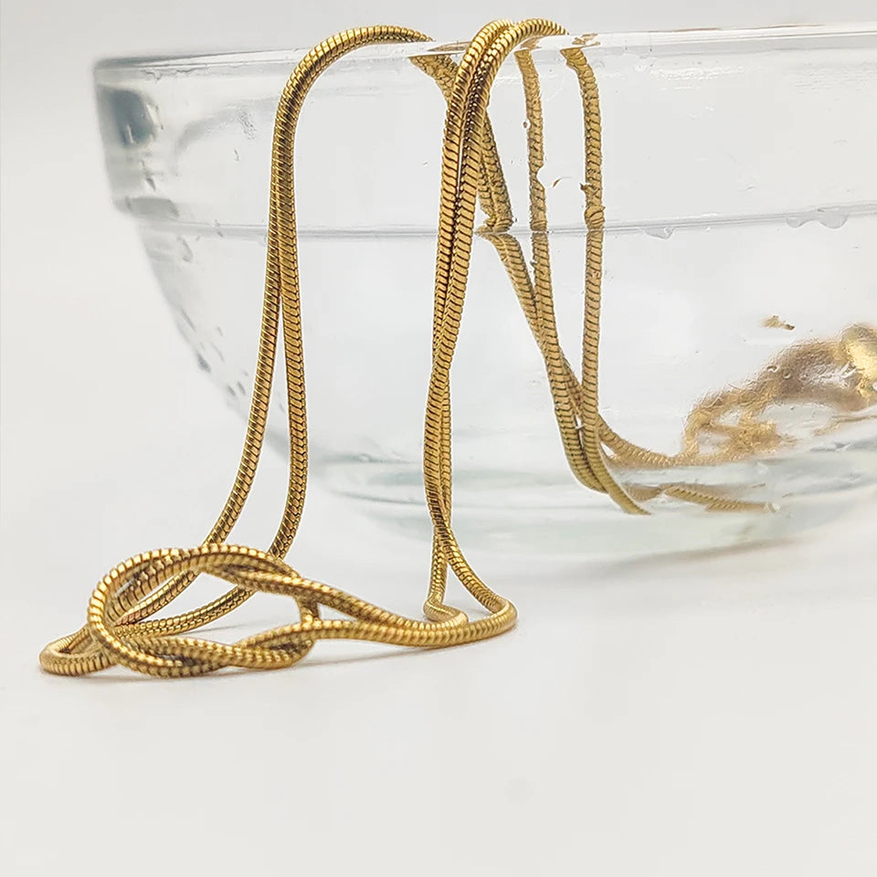 Knotted Snake Chain Necklace
