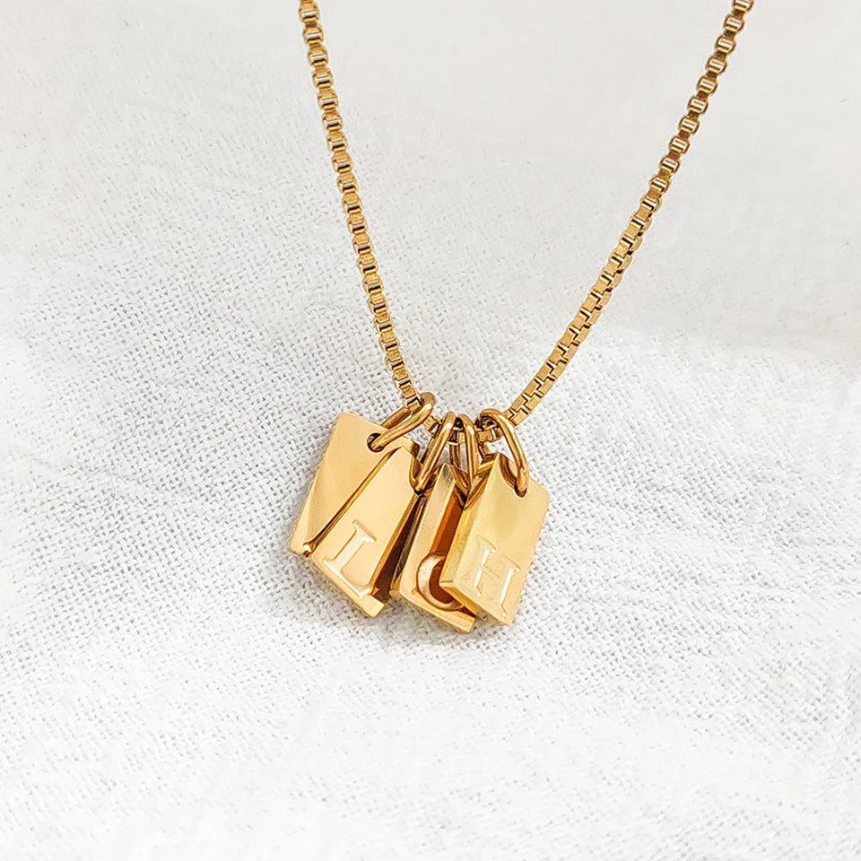 Initial Letter Name Necklace