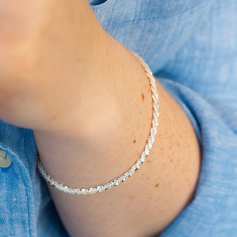 Twist chain Sparkling Rope chain