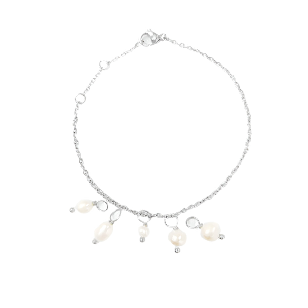 Freshwater Pearl Bracelet DIY Irregular Chain Pearl Bracelet Gift