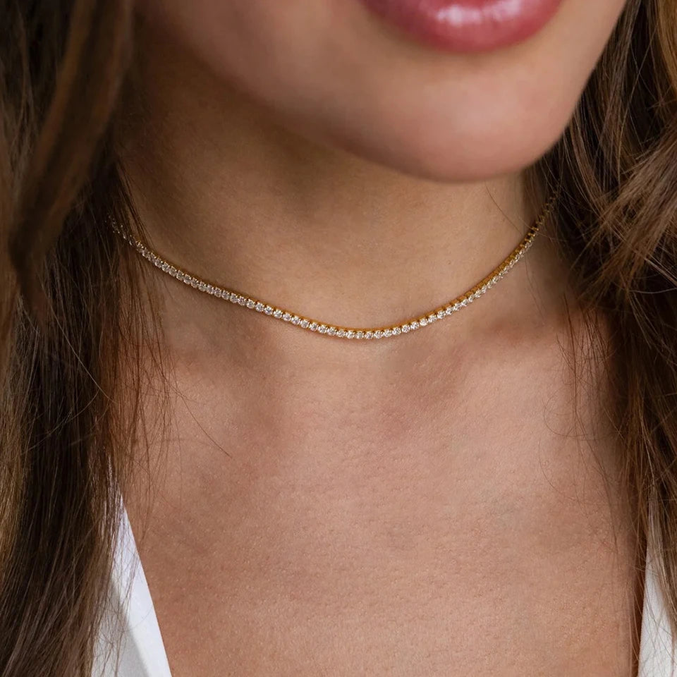 Fashion Crystal High Quality Necklace Ladies