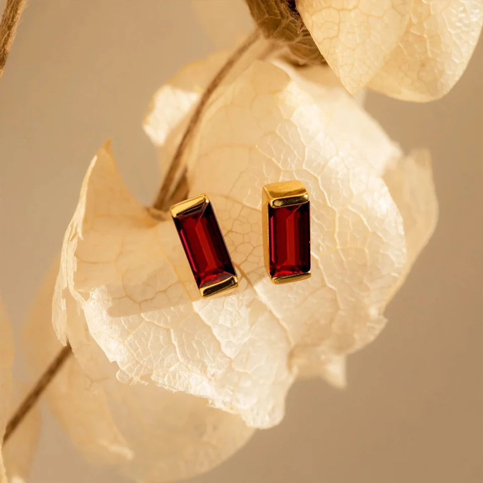 Colorful Birthstone Earrings