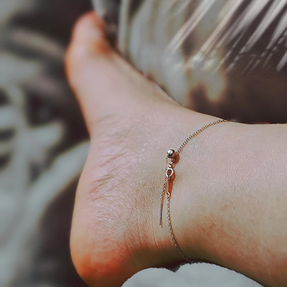 Anklet Adjustable Simple DIY Chain