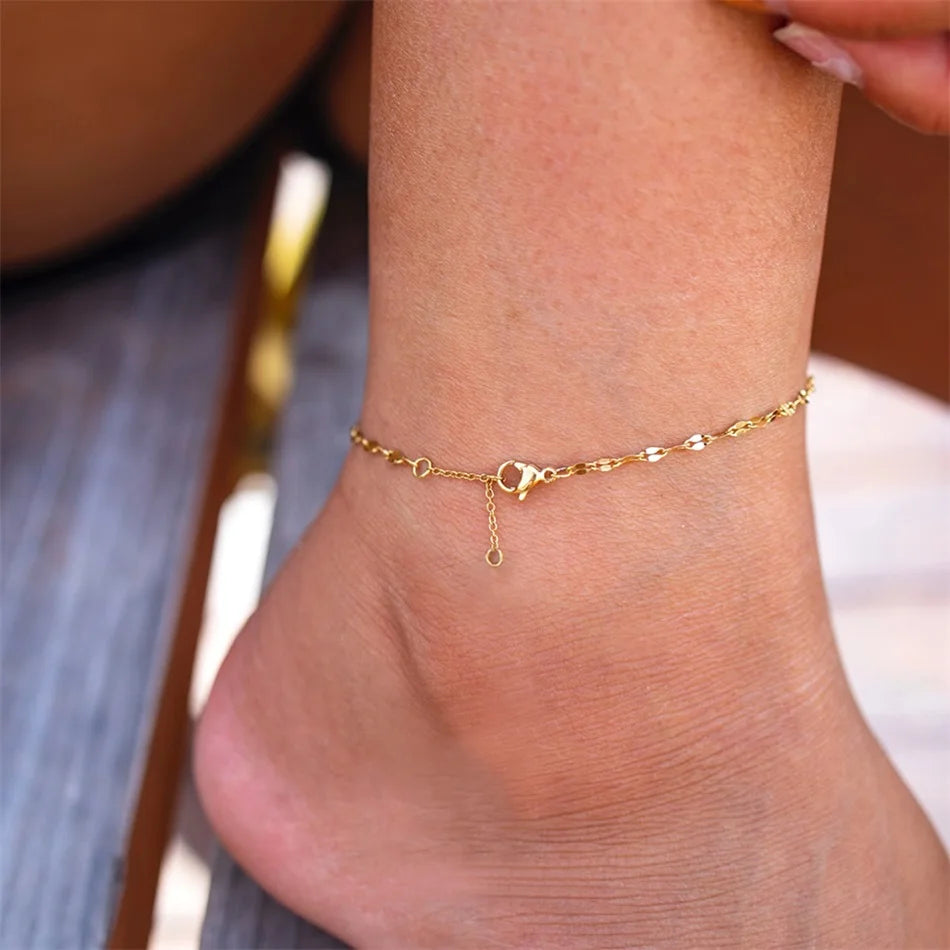Fish Lips Chain Anklet
