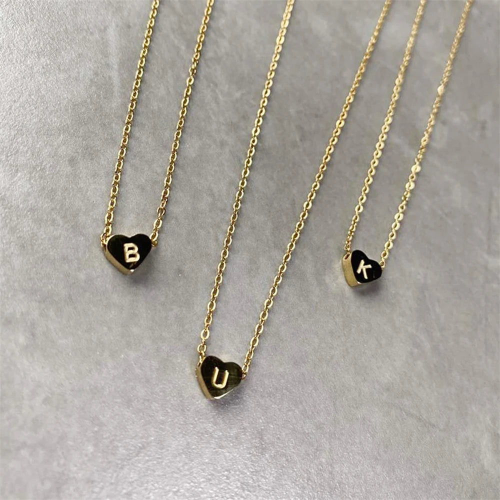 Women's Fashion Simple 26 Letters Pendant Necklace