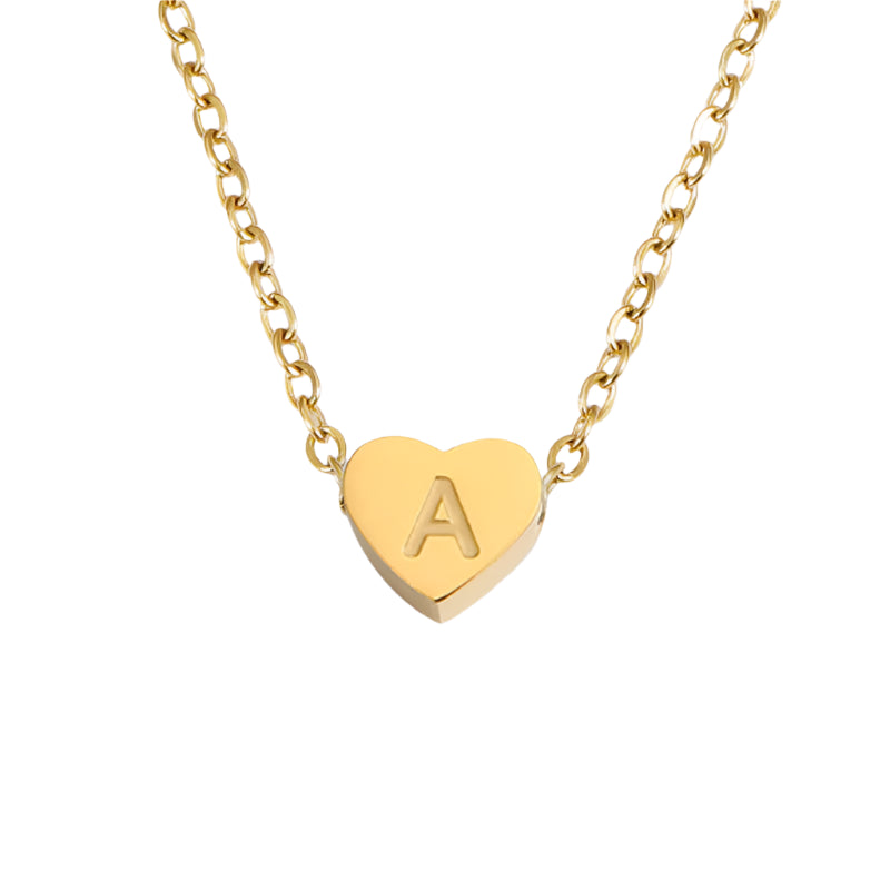 Women's Fashion Simple 26 Letters Pendant Necklace