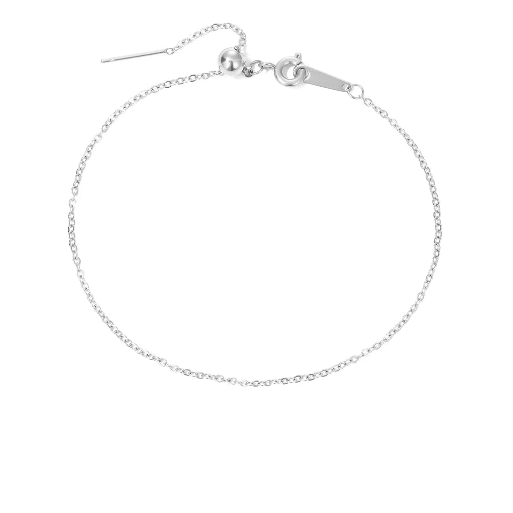 Adjustable Layered Anklets