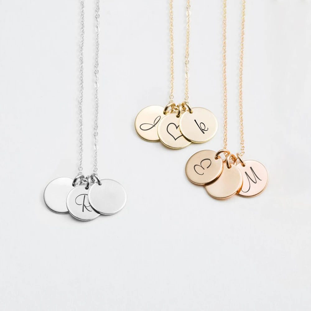 Initial Custom Name Necklace Personalised Letter