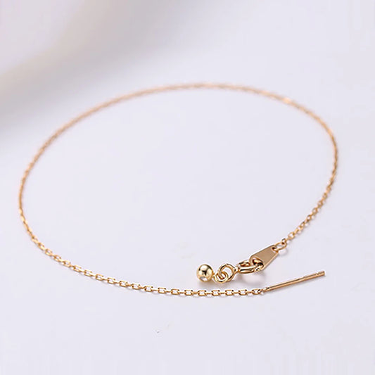 Adjustable Layered Anklets