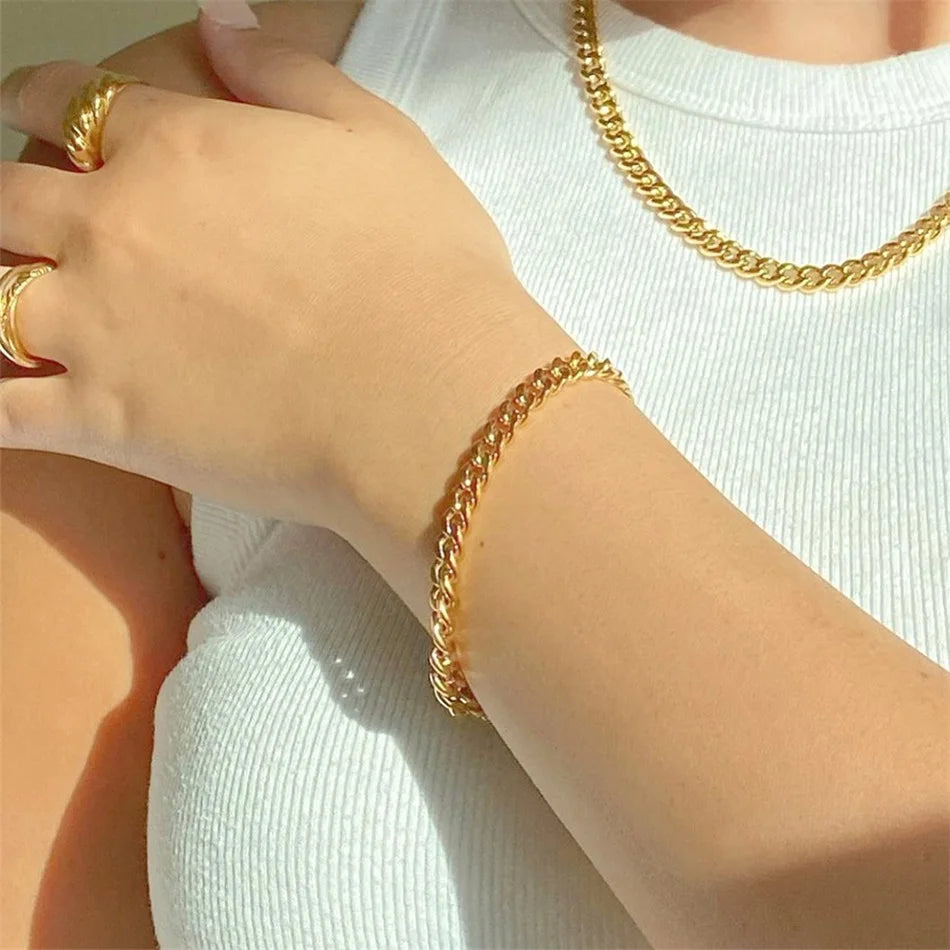 Curb Chain Bracelets