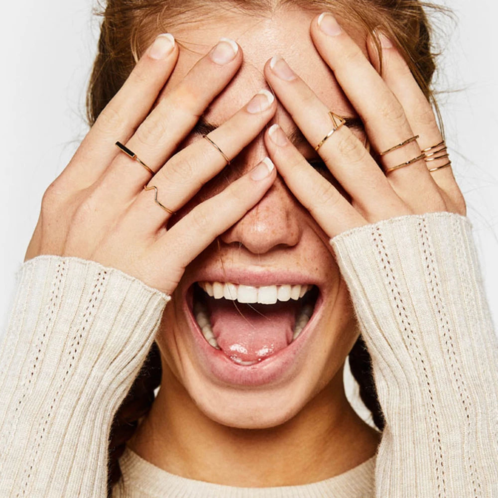 Minimaliset Punk Rings for Women
