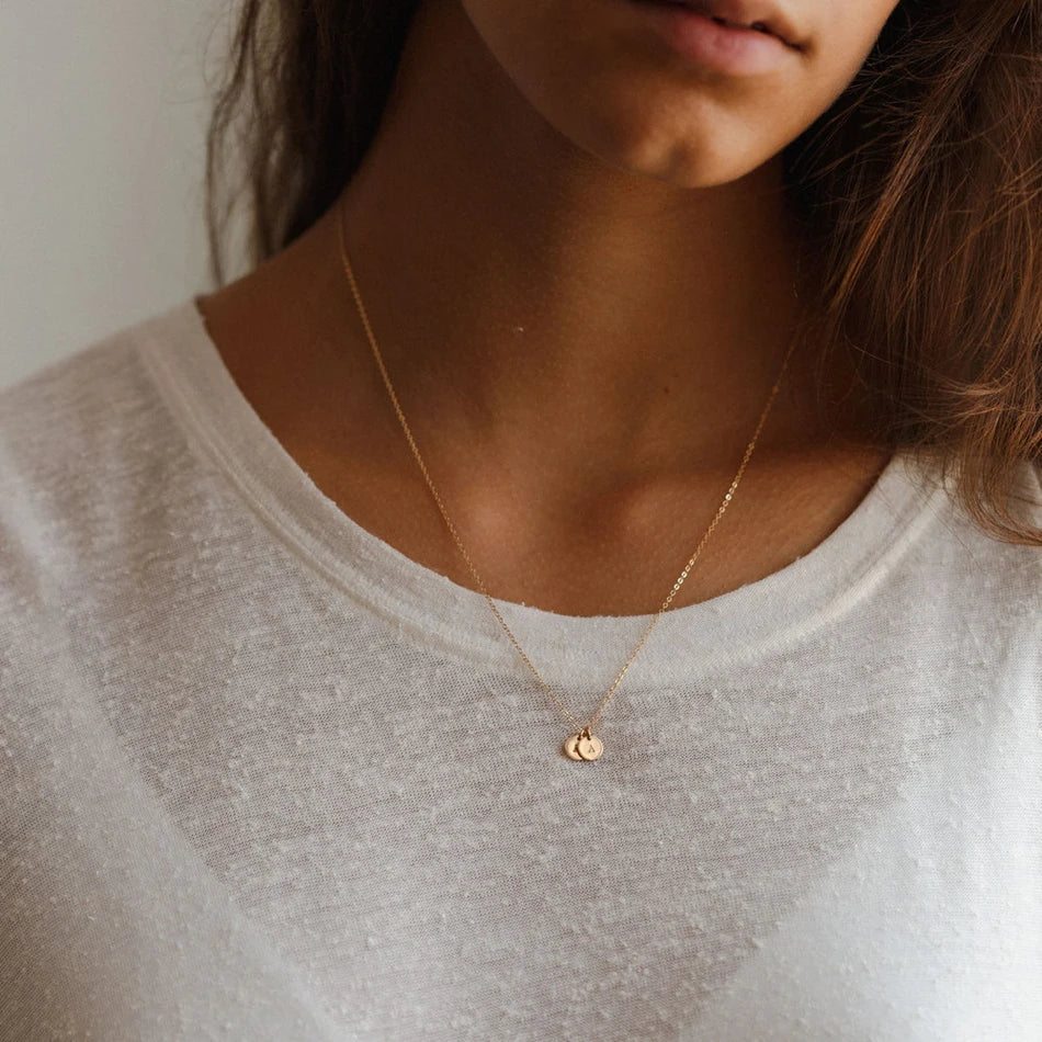 Initial Custom Name Necklace Personalised Letter