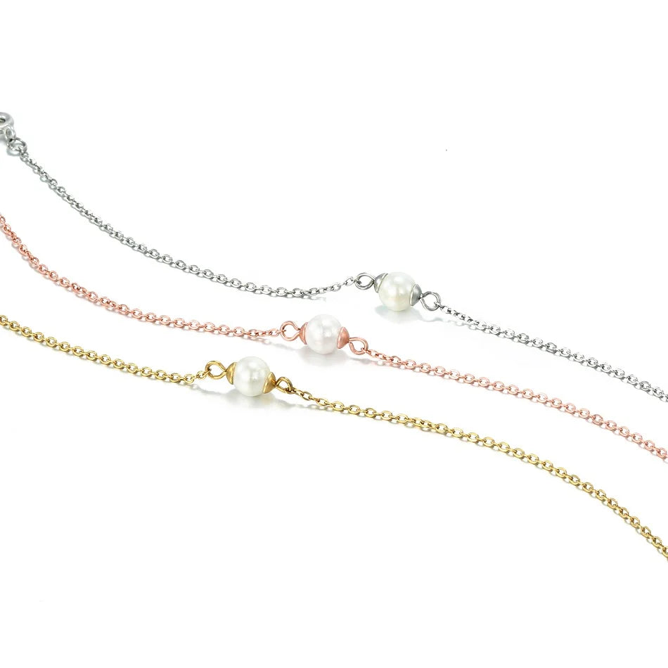 Minimalist Bracelets for Women Sea Imitation pearls Bracelet