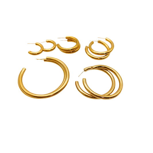 Vintage Spiral Twist  Earrings